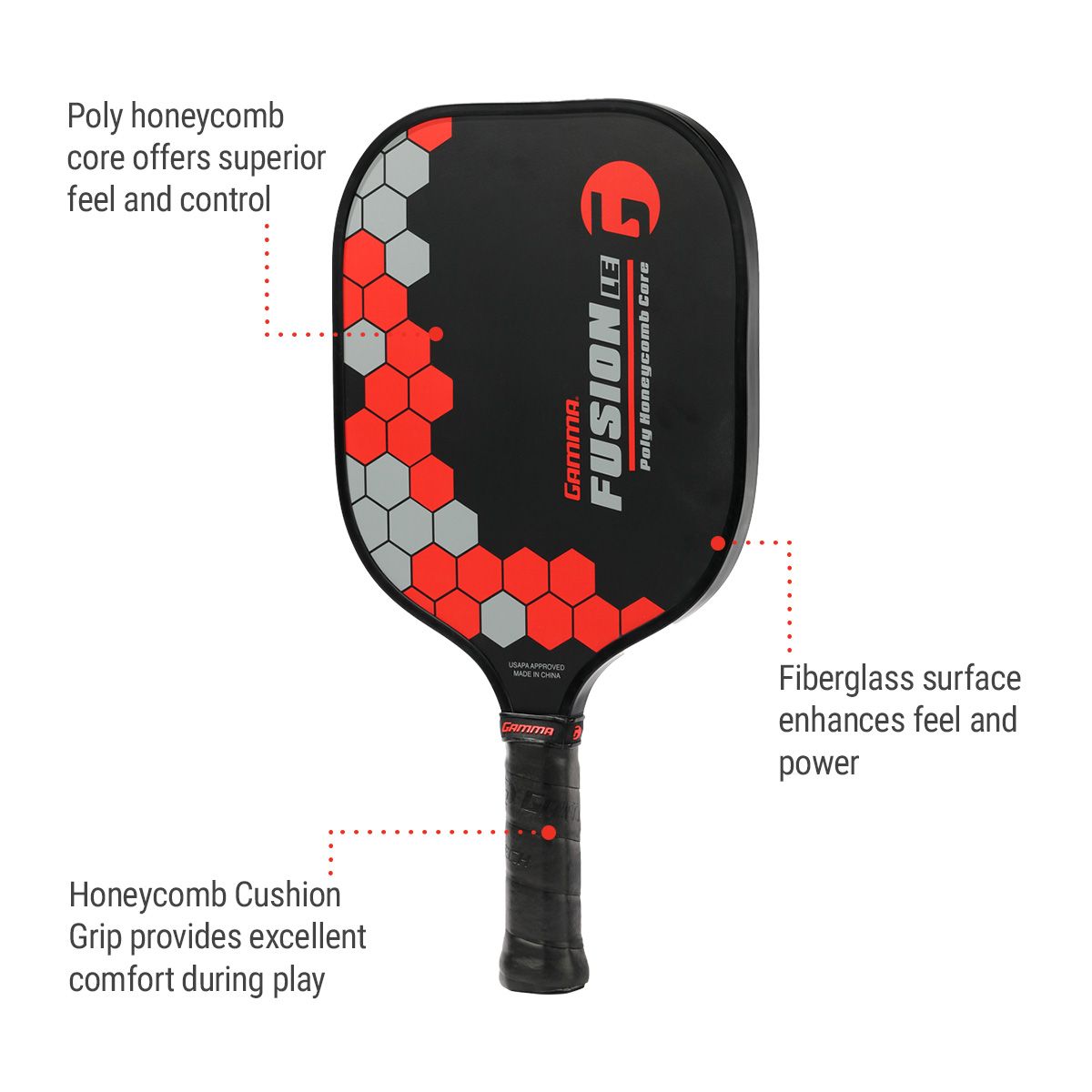 Gamma Fusion LE Pickleball Paddle