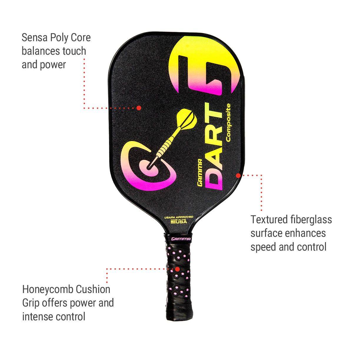 Gamma Dart Pickleball Paddle