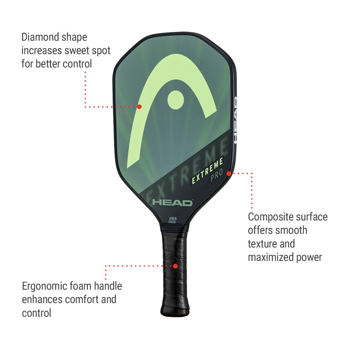 Head Extreme Pro Pickleball Racquet