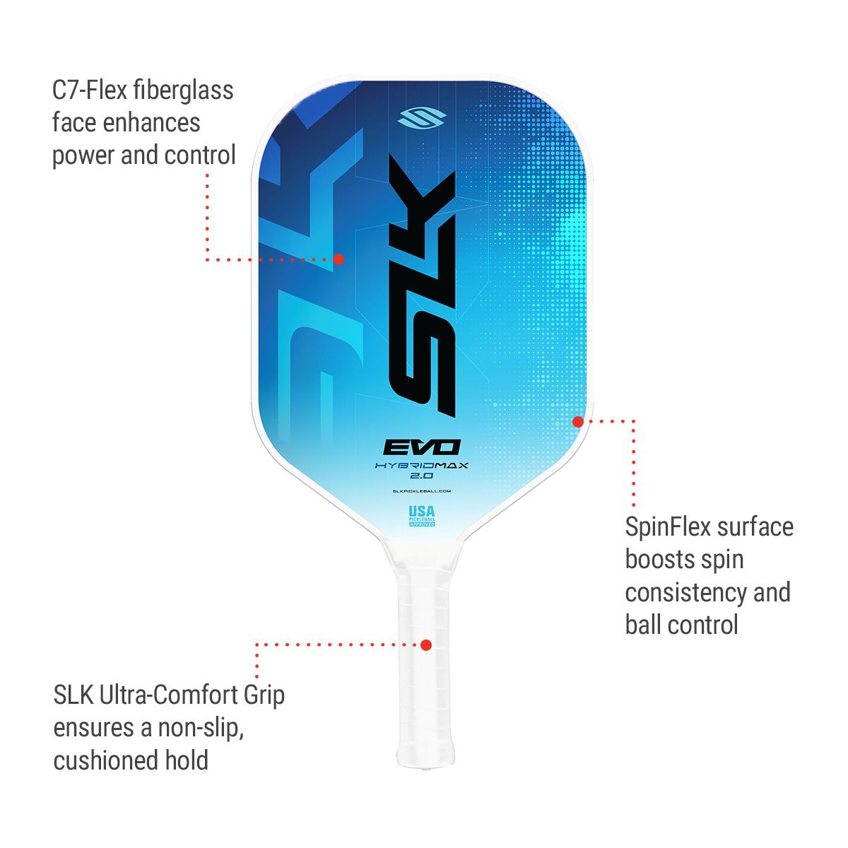 Selkirk Evo Hybrid 2.0 Max Senior Pickleball Paddle