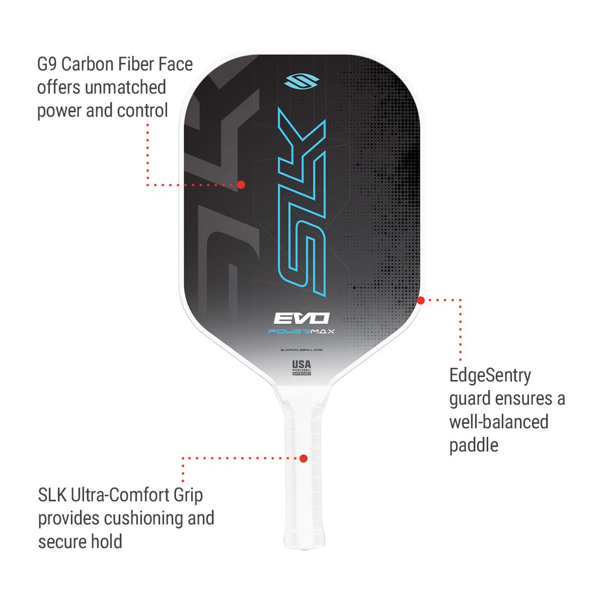 Selkirk Senior Evo Power Max Pickleball Paddle