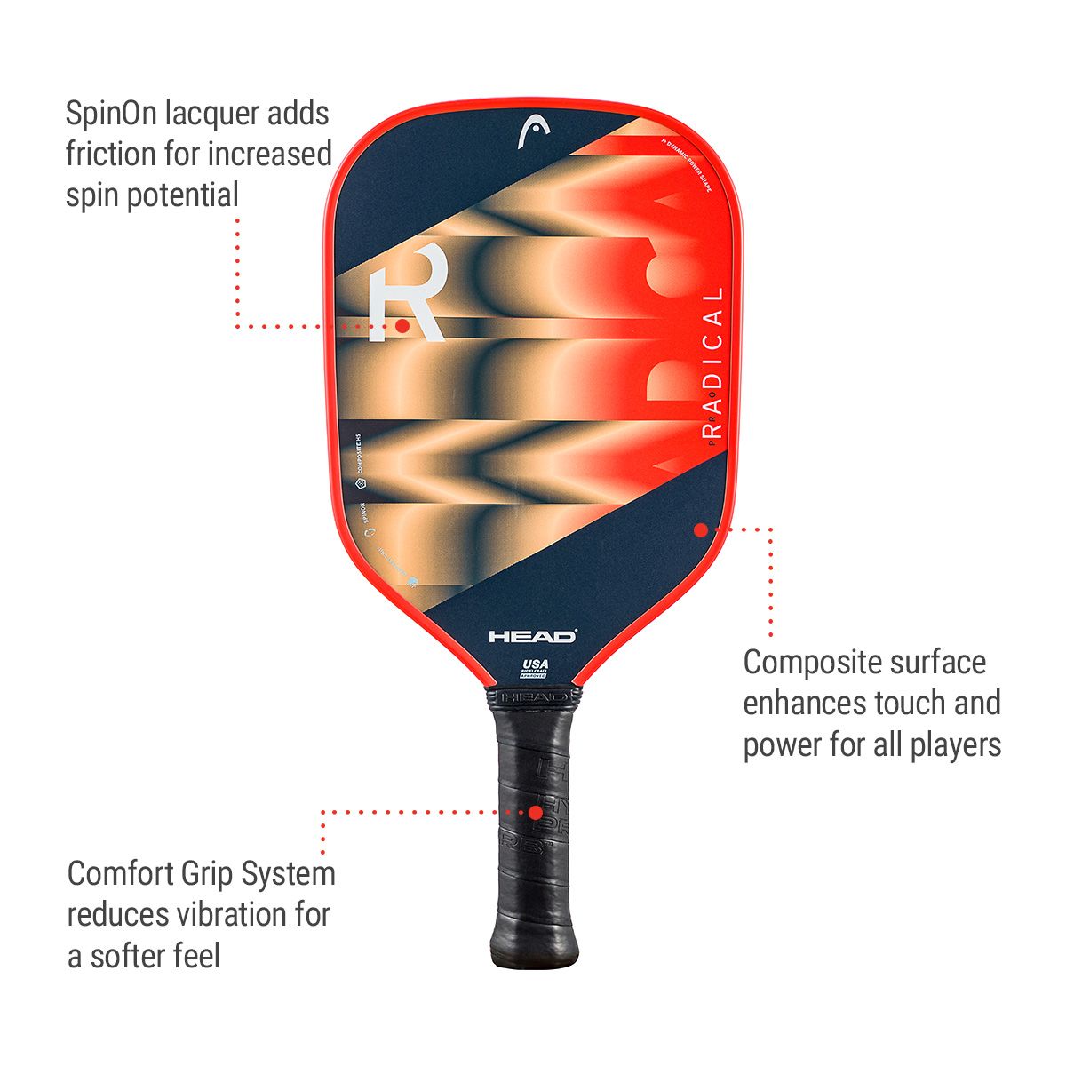 Head Senior Radical Pro Pickleball Paddle