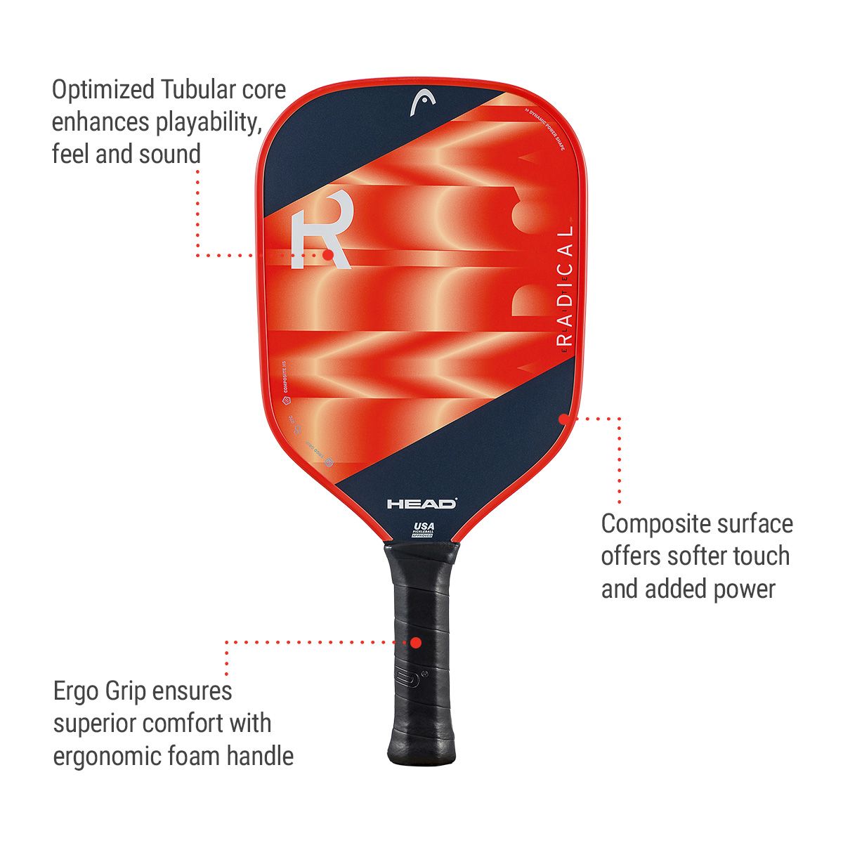 Head Radical Elite Senior Picklball Paddle