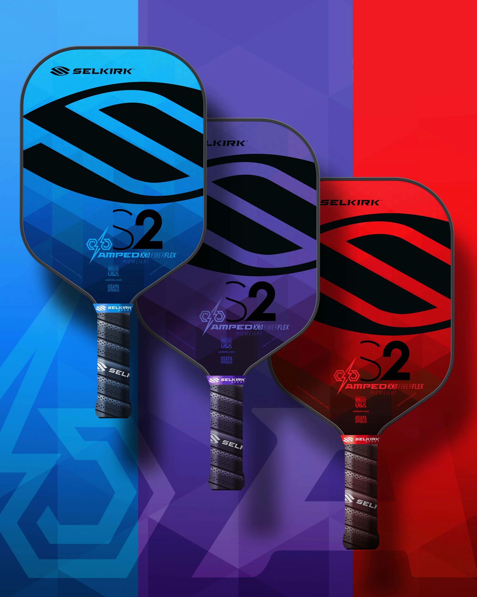 Selkirk Amped S2 Midweight Senior Pickleball Paddle