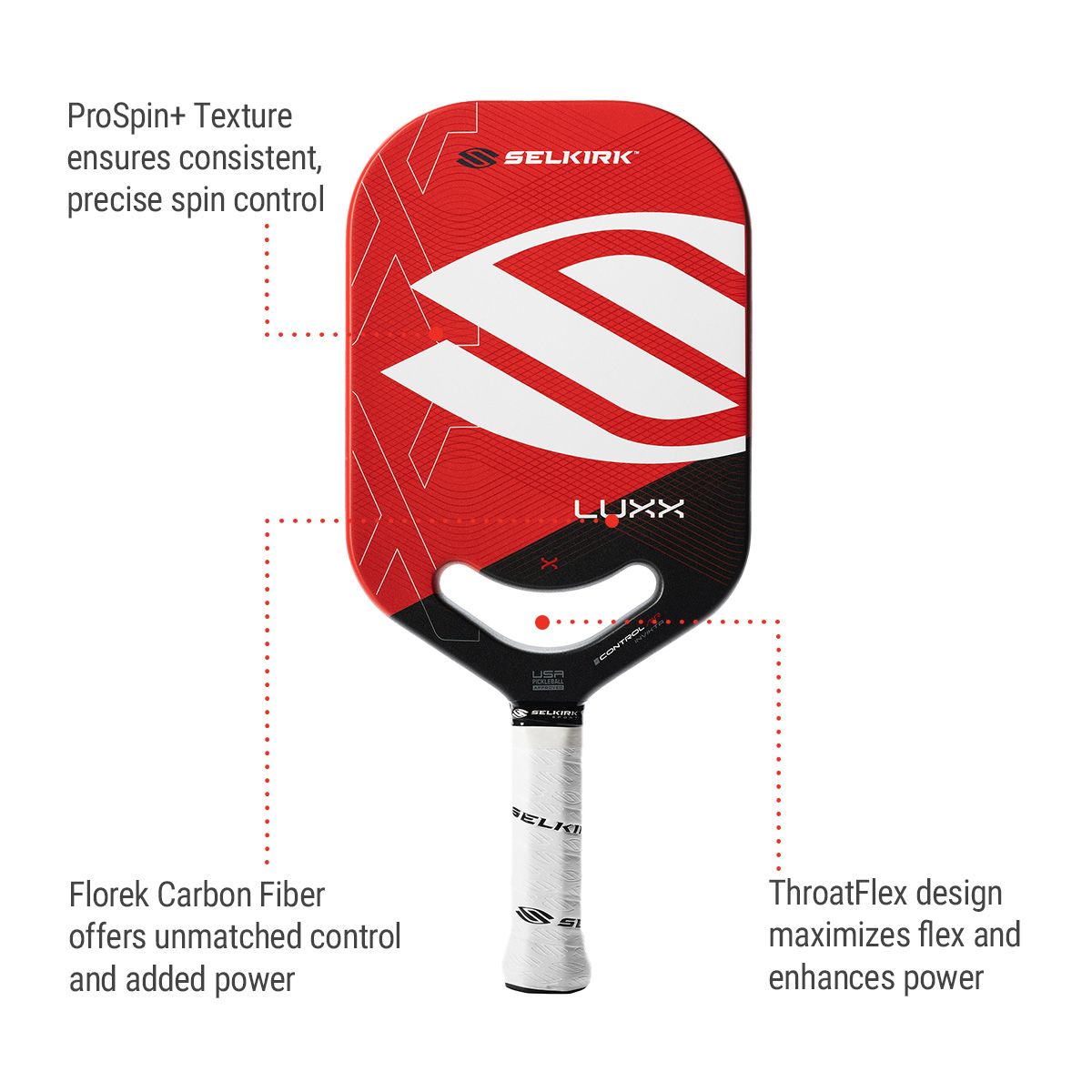 Selkirk Luxx Invikta Senior Pickleball Paddle