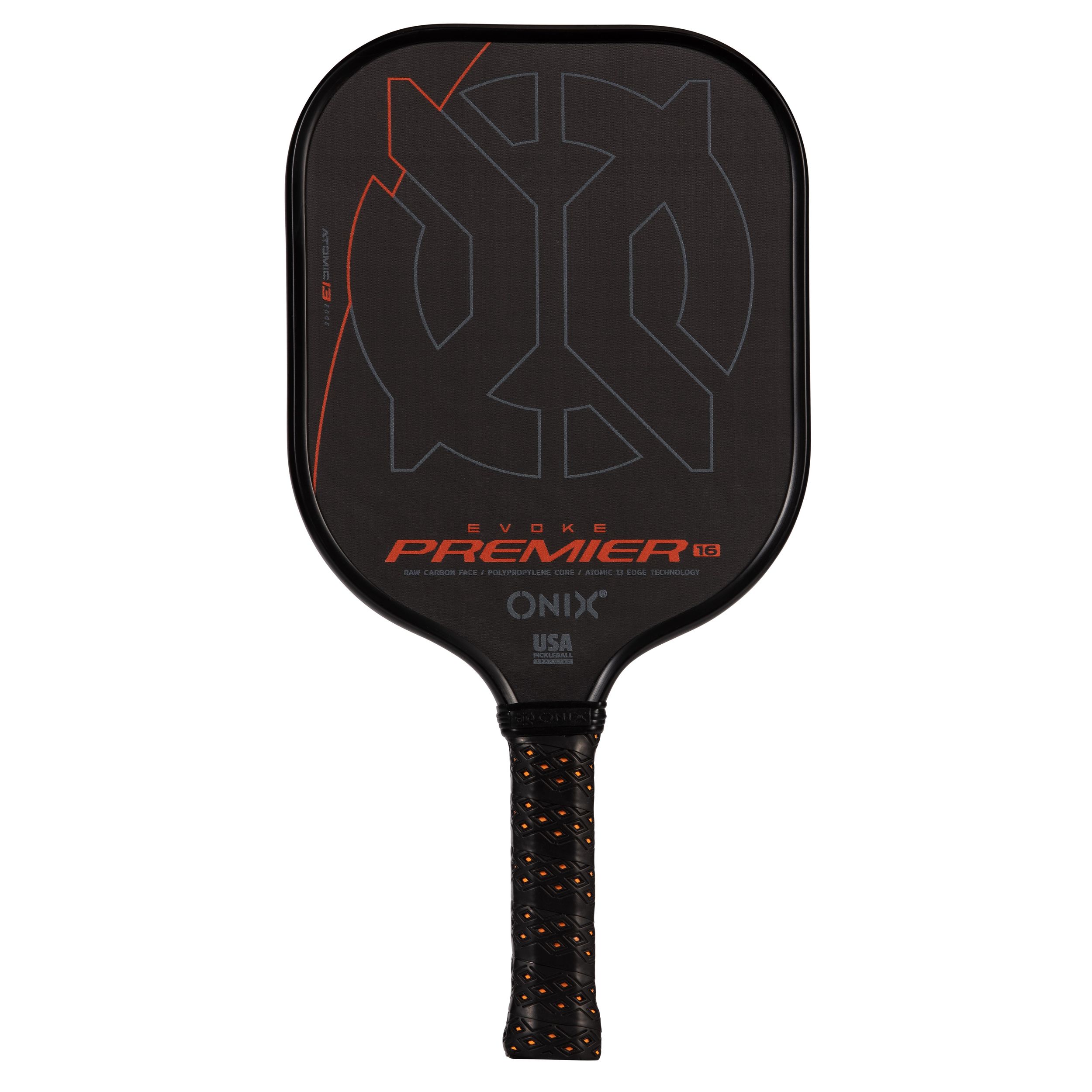 Onix Evoke Premier Pro Raw Carbon fibre Pickleball Paddle