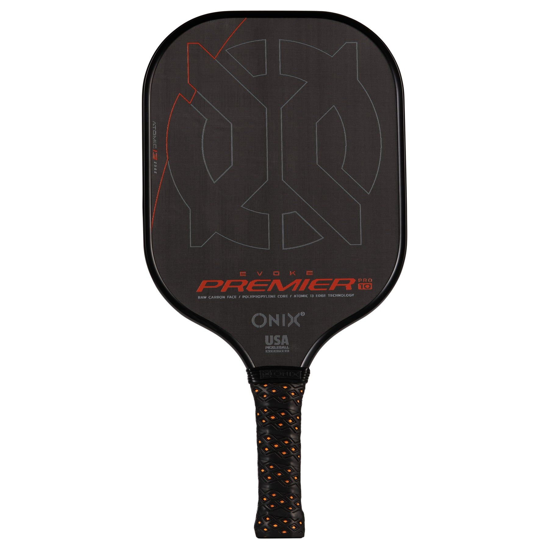 Onix Evoke Premier Pro Raw Carbon fibre Pickleball Paddle