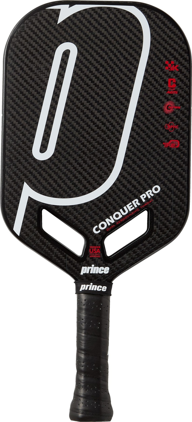 Prince Conquer Pro Raw Carbon Senior Pickleball Paddle