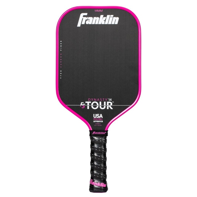 Franklin Tour Dynasty 14mm RC Senior Pickleball Paddle Front_Flat