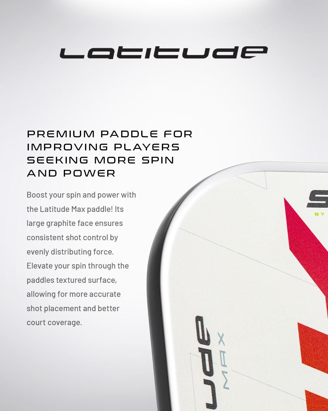Selkirk Latitude Max Senior Pickleball Paddle - 13mm
