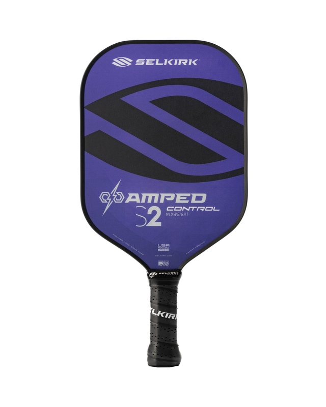 Selkirk Amped Control S2 MW Senior Pickleball Paddle - 16mm Front_Flat