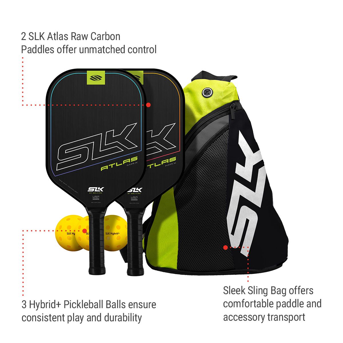 Selkirk Atlas Max Senior Pickleball Bundle
