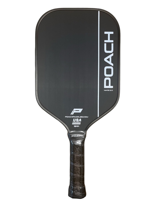 Poach Havoc 2.0 Control Junior Pickleball Paddle - 16mm Front_Flat