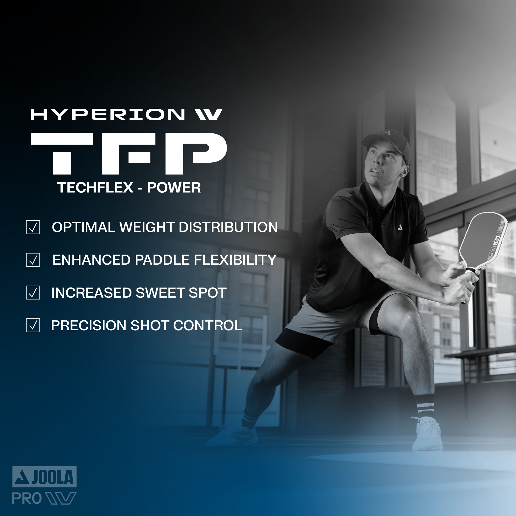 JOOLA Ben Johns Hyperion Pro IV 16 mm Pickleball Paddle