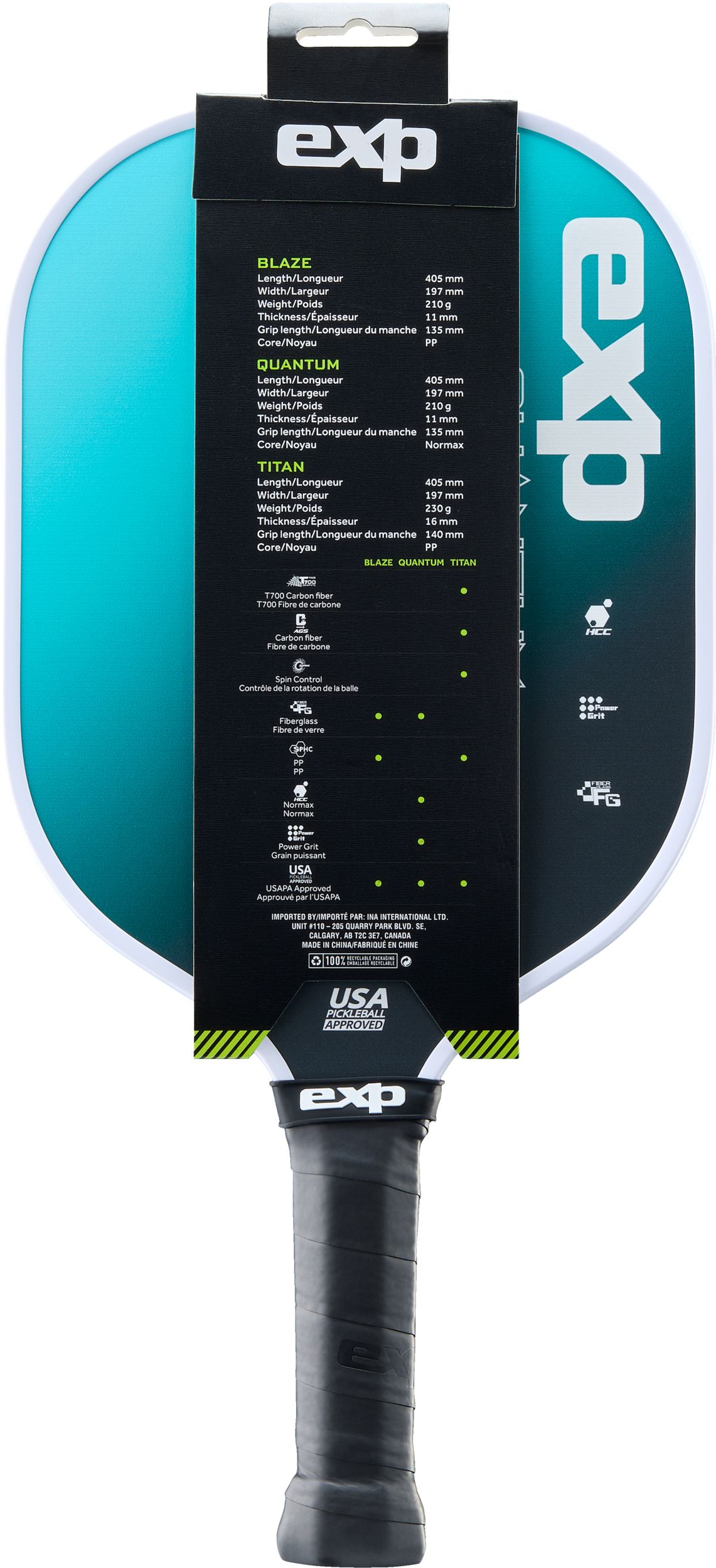 EXP Quantum Senior Pickleball Paddle
