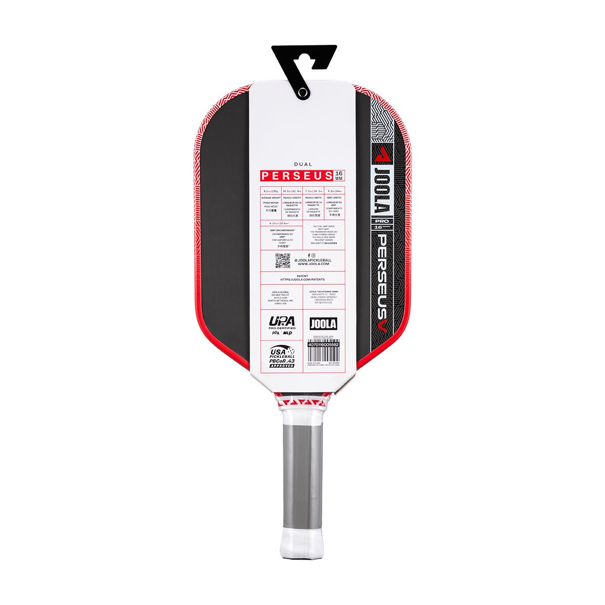 JOOLA Ben Johns Perseus Pro V 16 mm Senior Pickleball Paddle