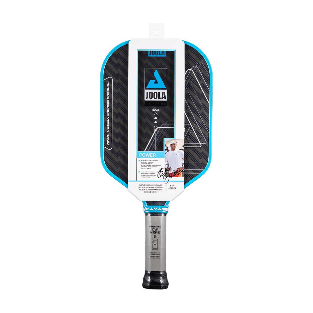 JOOLA Double Vision Edge Perseus 16 mm Senior Pickleball Paddle