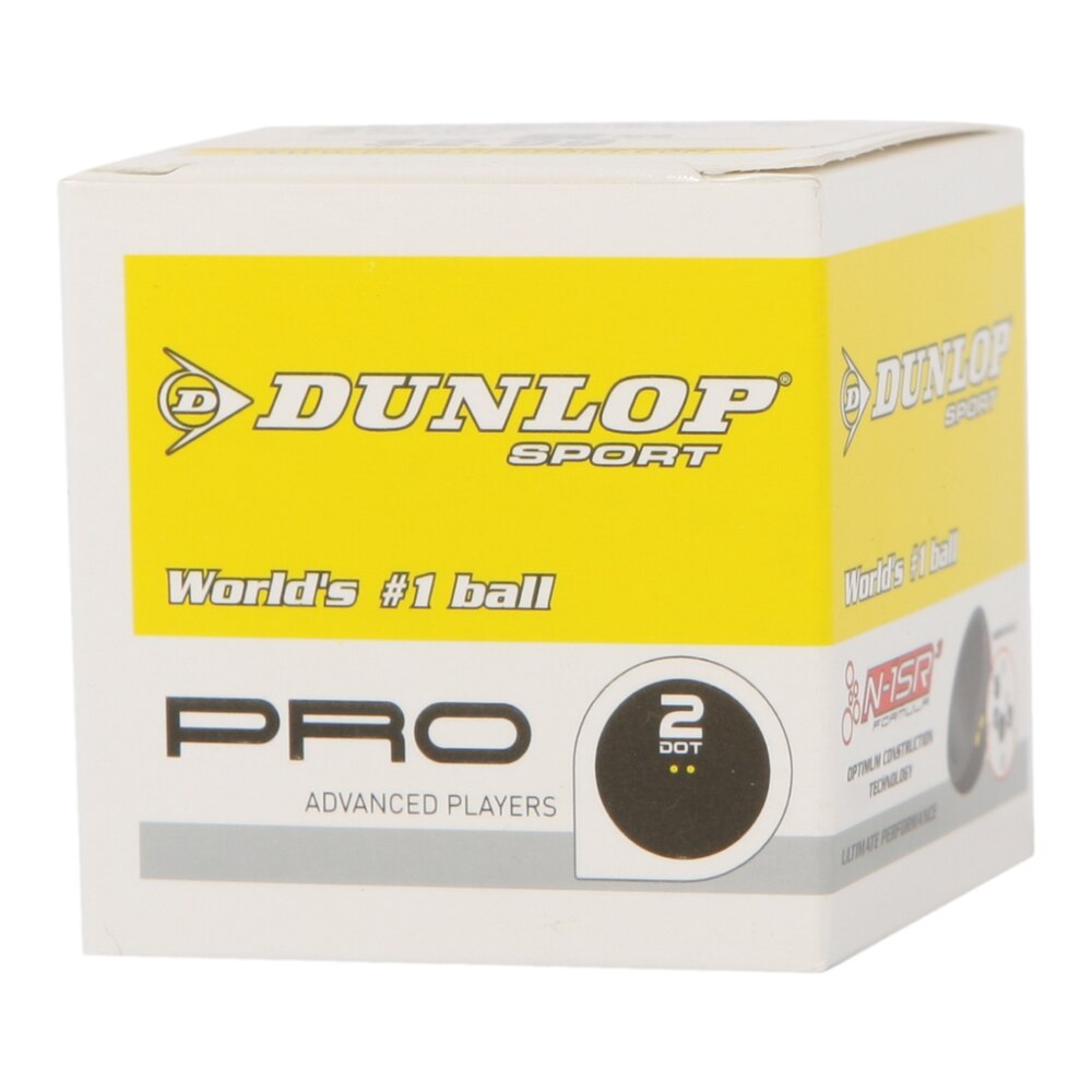 2 Balles De Squash Point Jaune Double - Caoutchouc Professionnel 1,54 Pouces