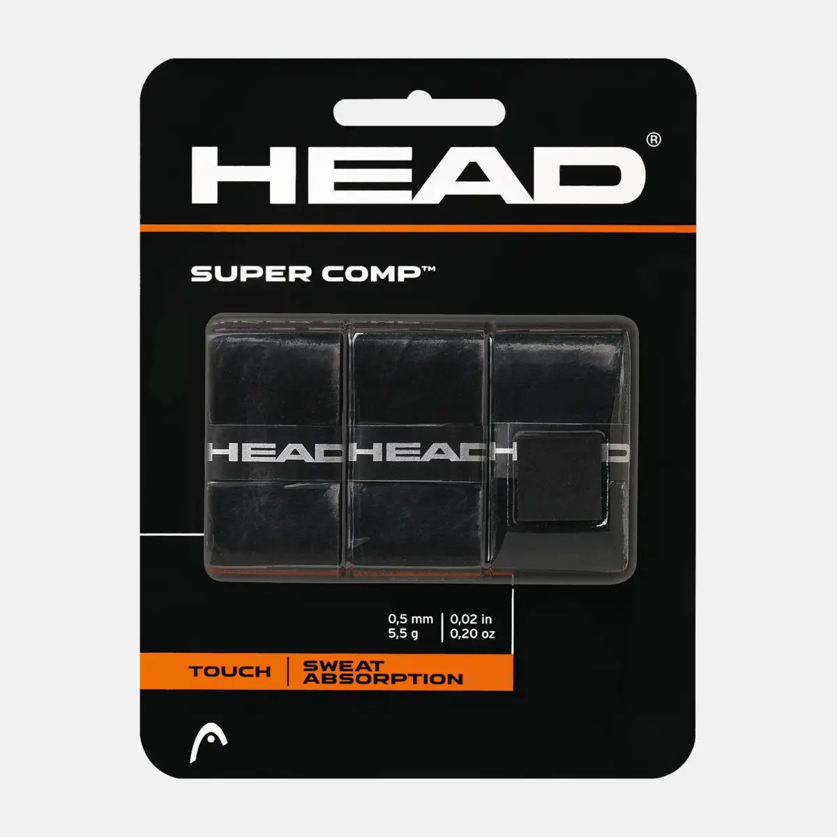 Head Supercomp™️ Overgrip, White, 3-Pack