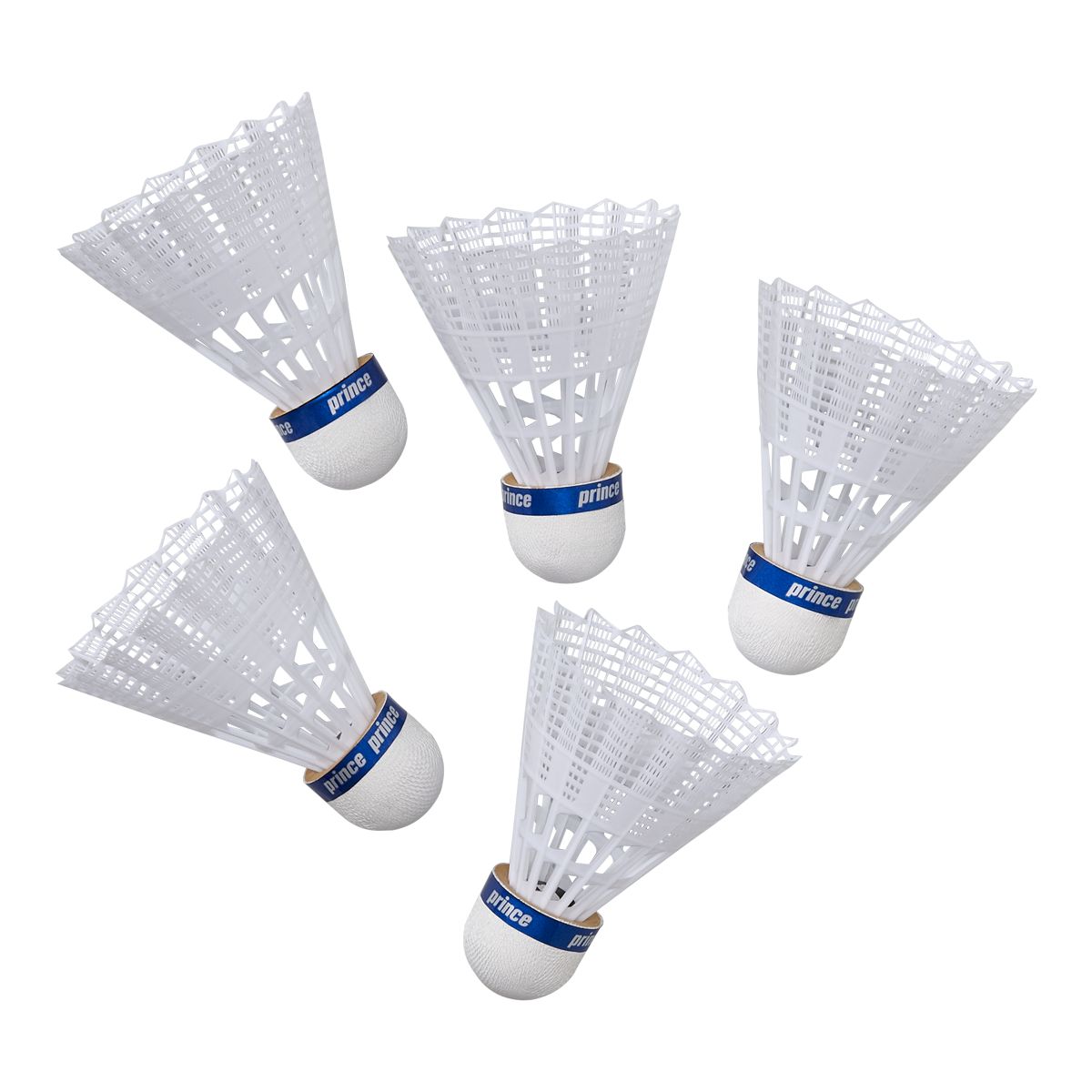 Prince Duraflite 500 Nylon Shuttle - 5 Pack