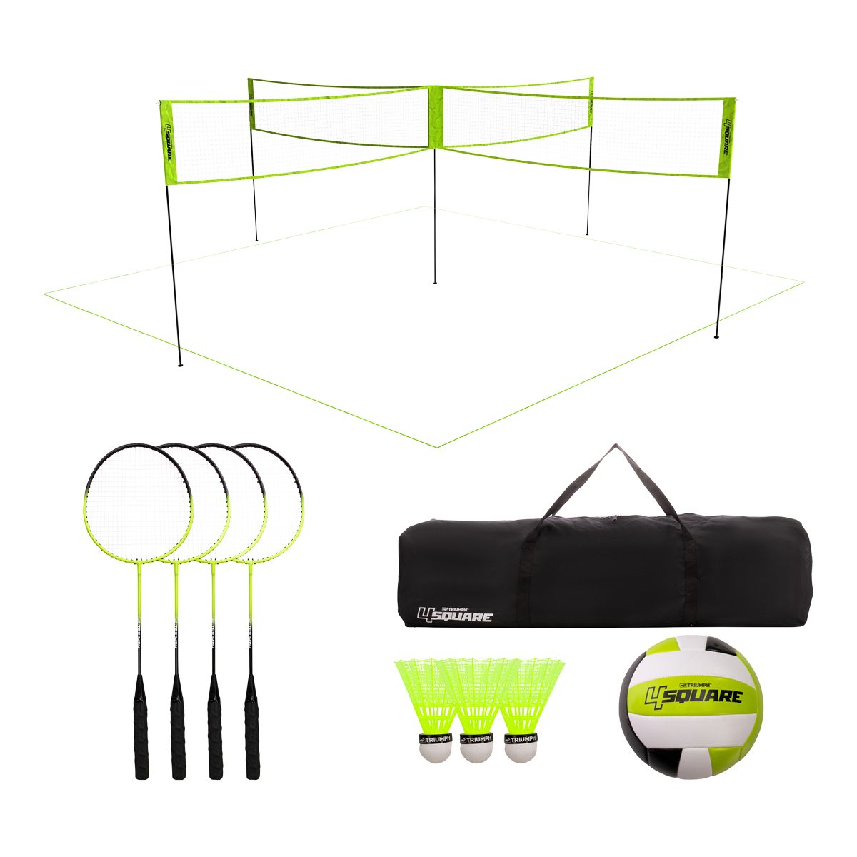 Escalade 4-Square Volleyball/Badminton Combo