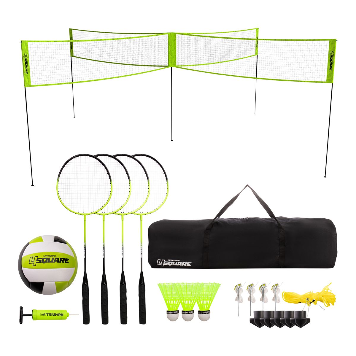 Escalade 4-Square Volleyball/Badminton Combo