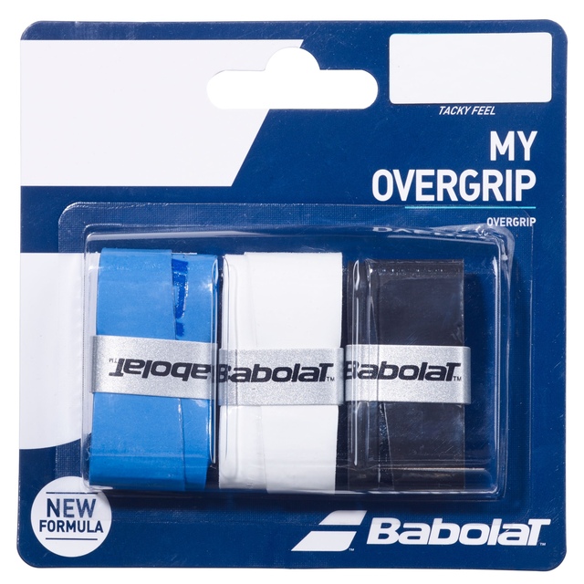 Babolat My Grip Overgrip, Multi-Coloured, 3-Pack Front_Flat
