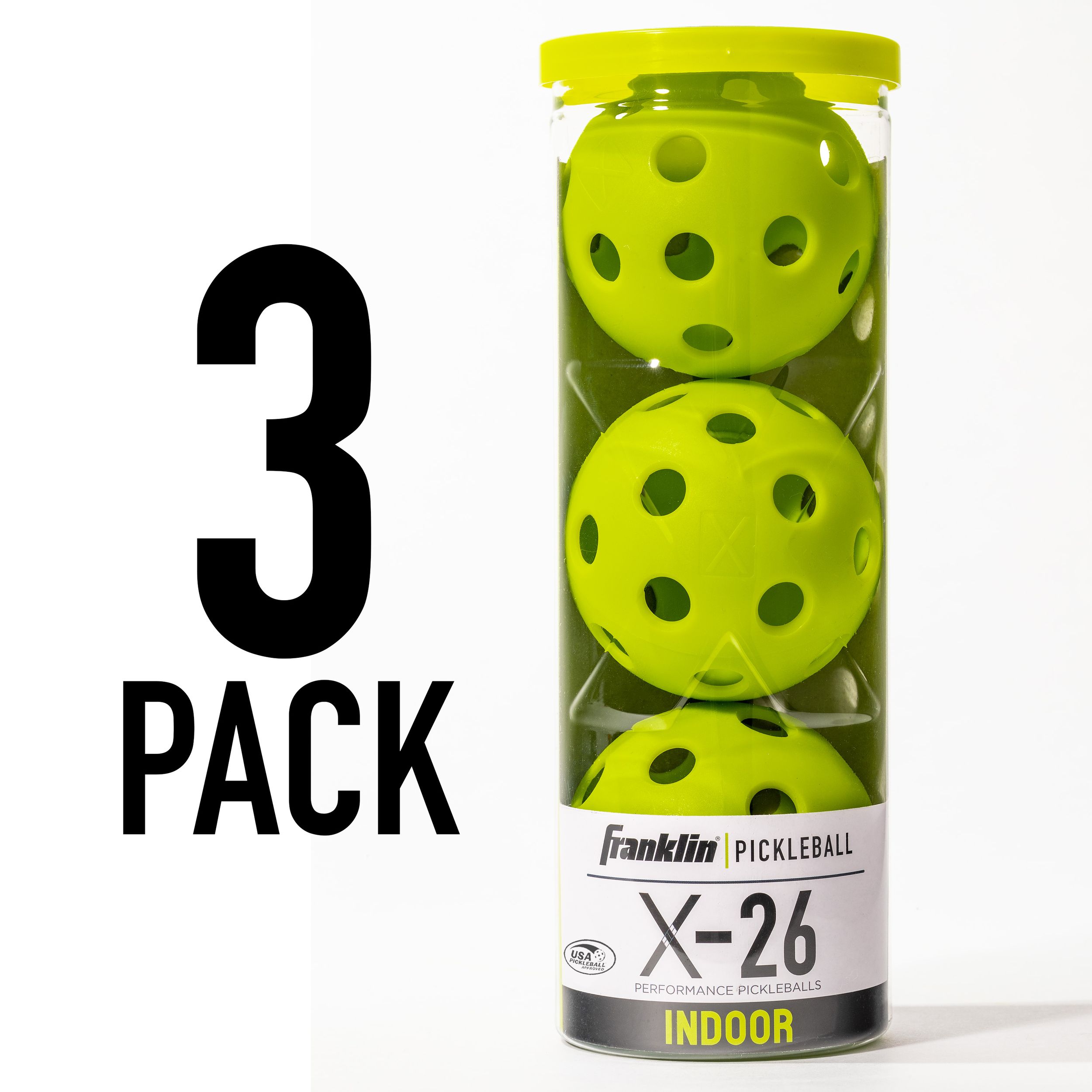Franklin X-26 Indoor Pickleball - 3 Pack