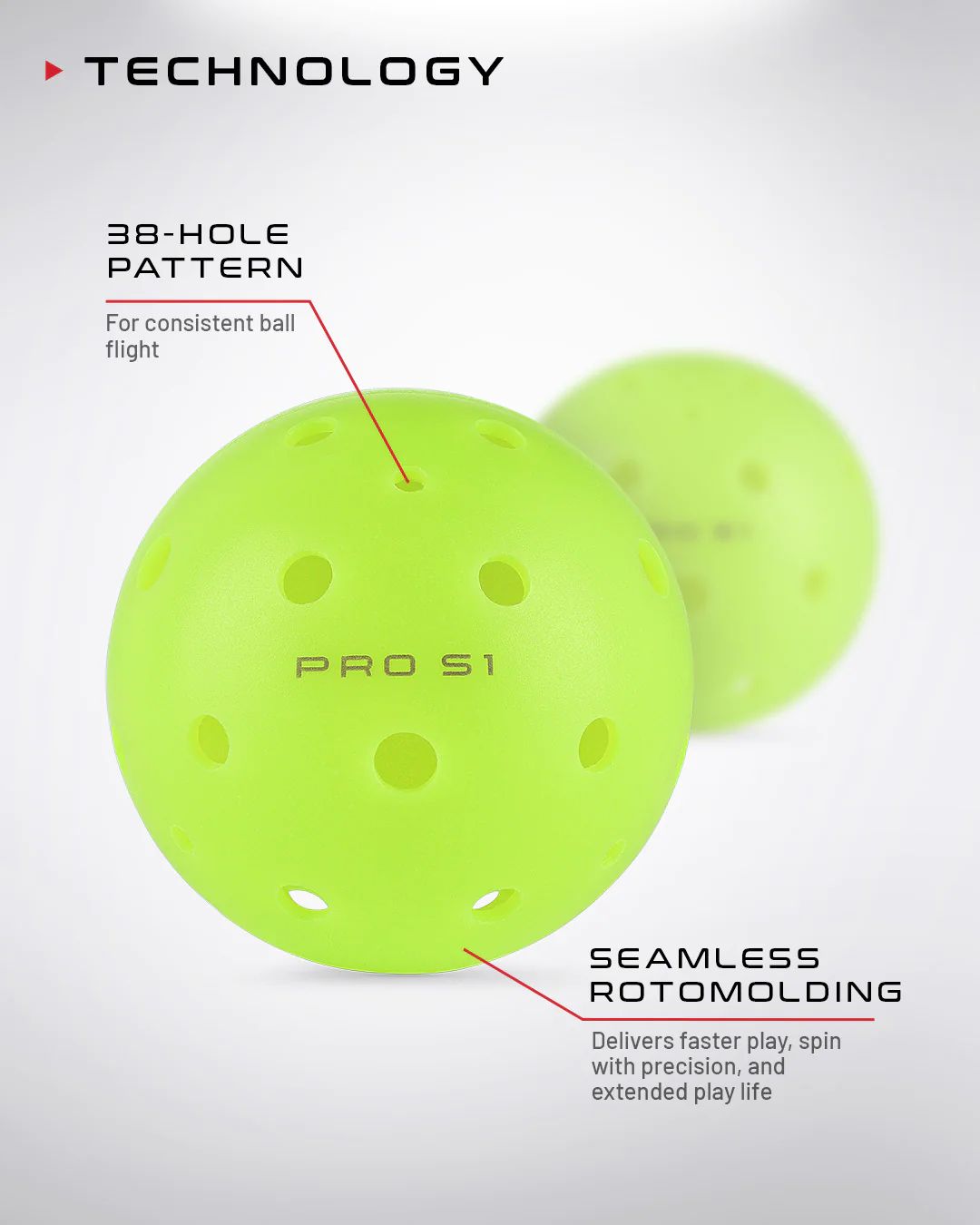 Selkirk Pro S1 Pickleball Balls - 4 Pack