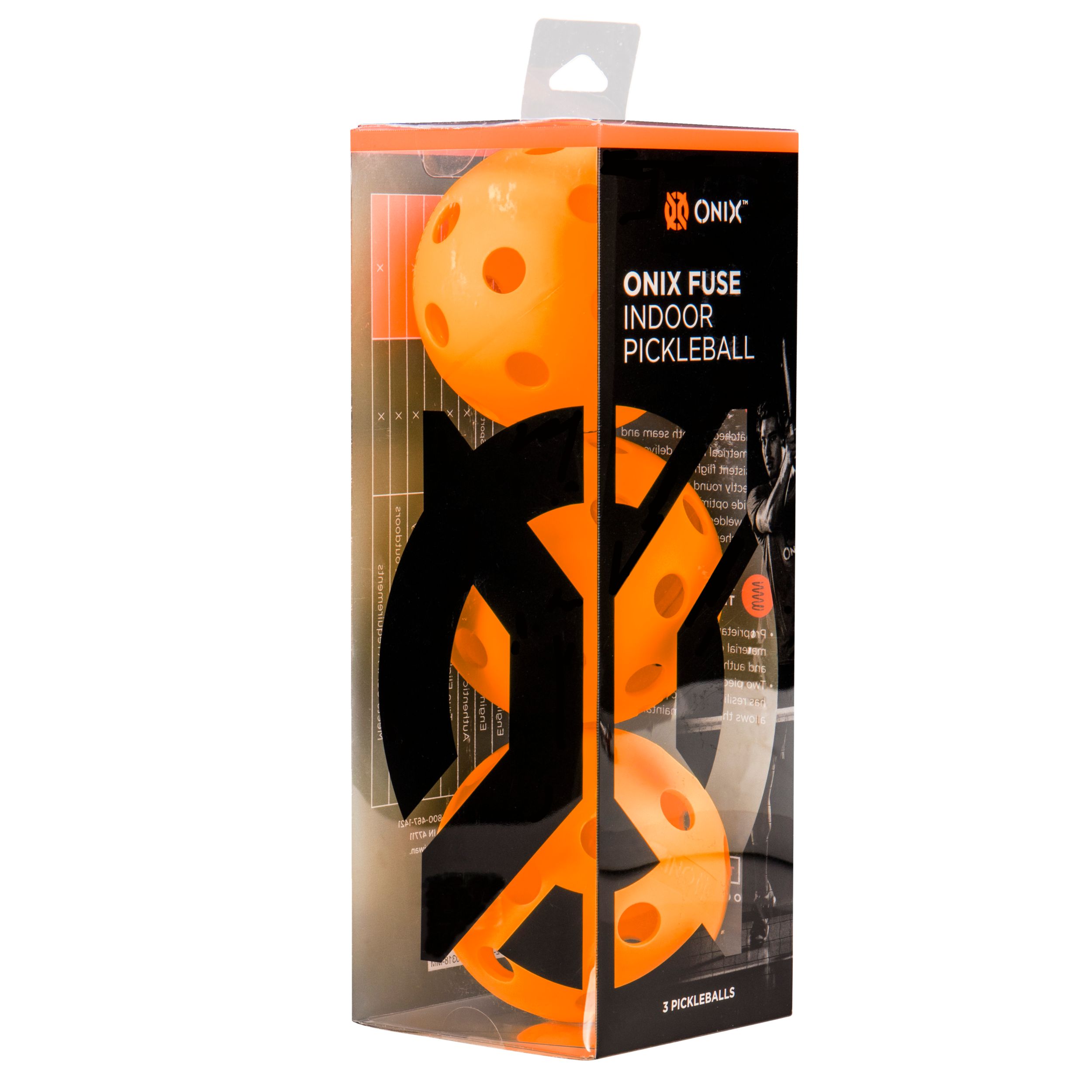 Onix Fuse Indoor Pickleball Ball - 3 Pack