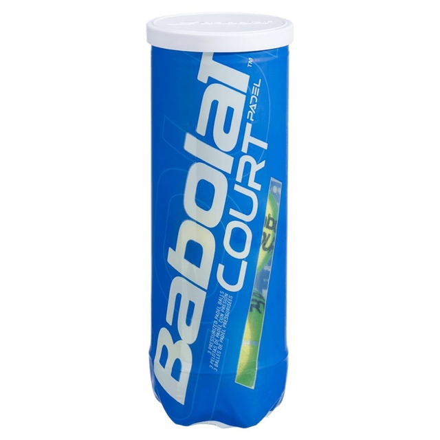 Babolat Court Padel 3 Ball Tube Front_Flat