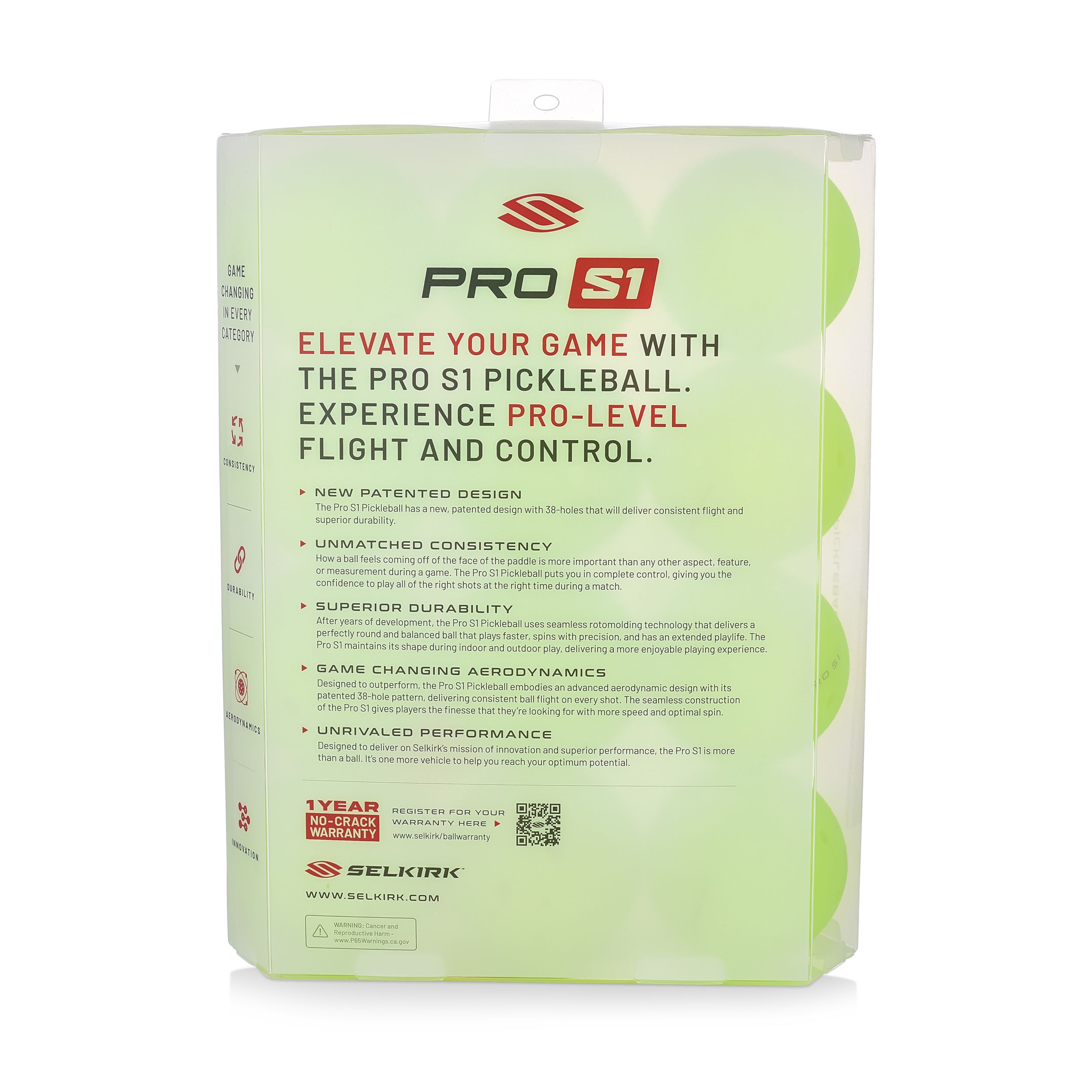 Selkirk Pro S1 Pickleball - 12pk