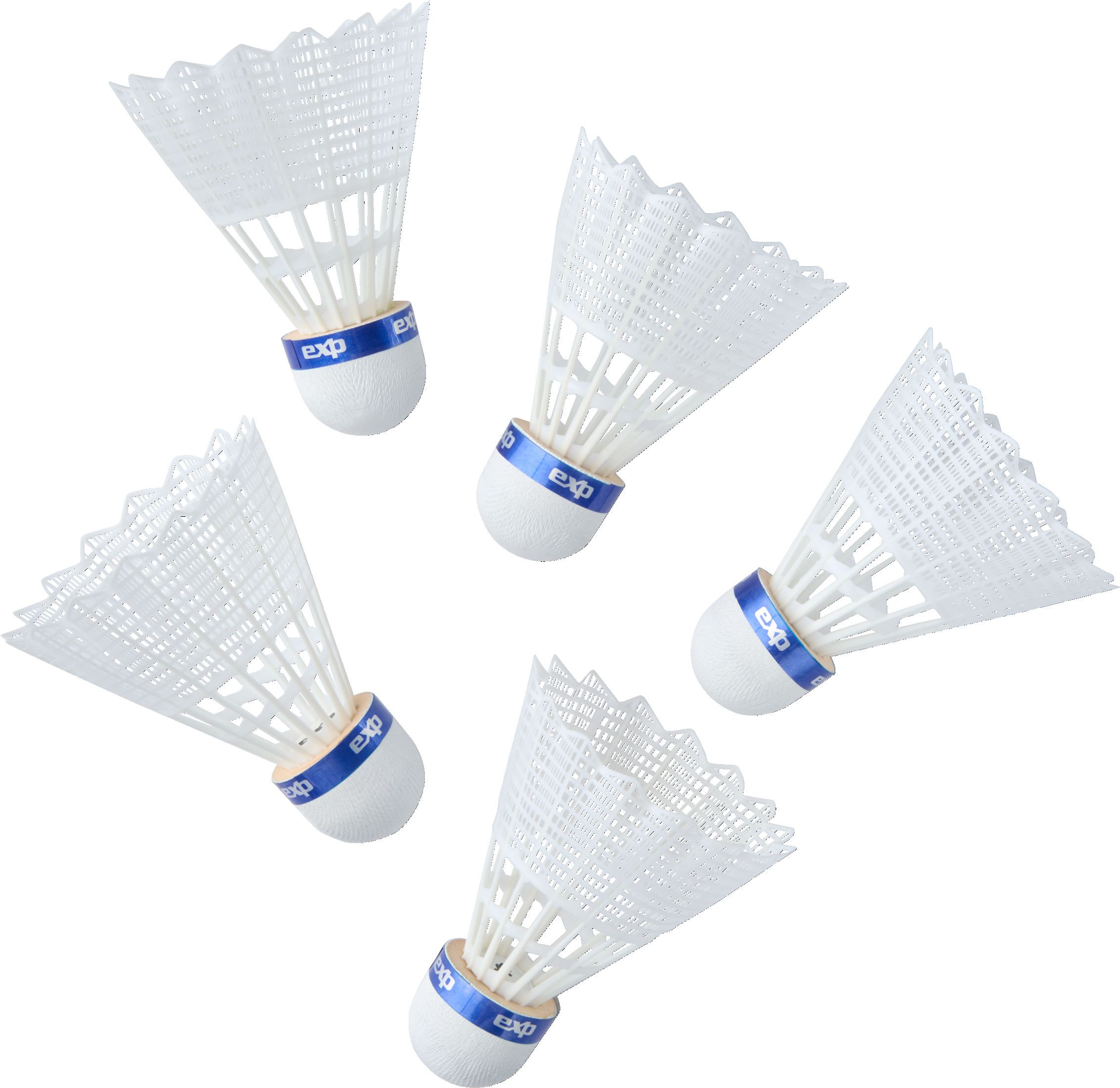 EXP Rallyflite 500 Badminton Nylon Shuttles 5-pk