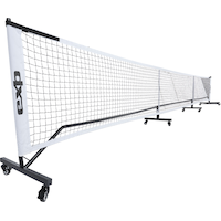 EXP Pickleball Net With 8 Wheels Front_Angled_Right
