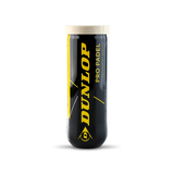 Dunlop Pro Padel 3-Ball Tube Front_Flat