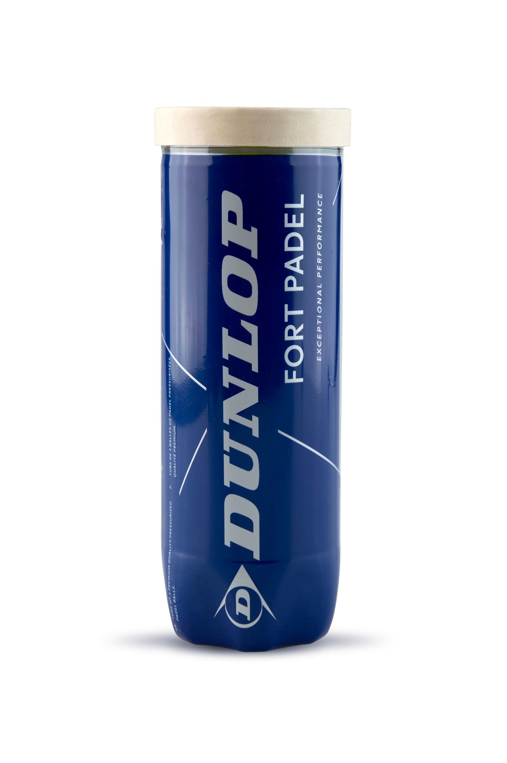 Dunlop Fort Padel 3-Ball Tube Front_Flat