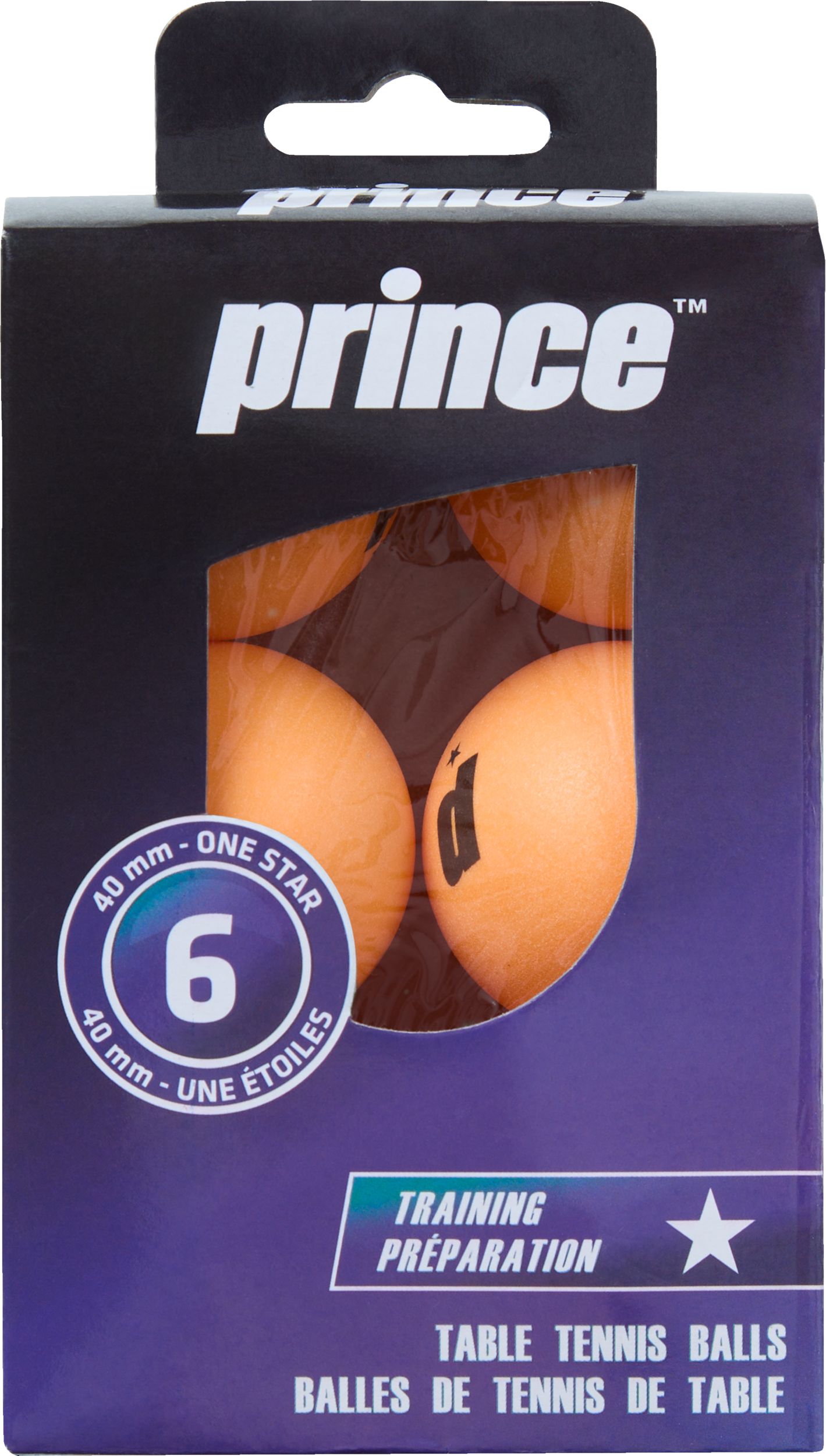 Prince 1 Star Table Tennis Balls - 6 Pack