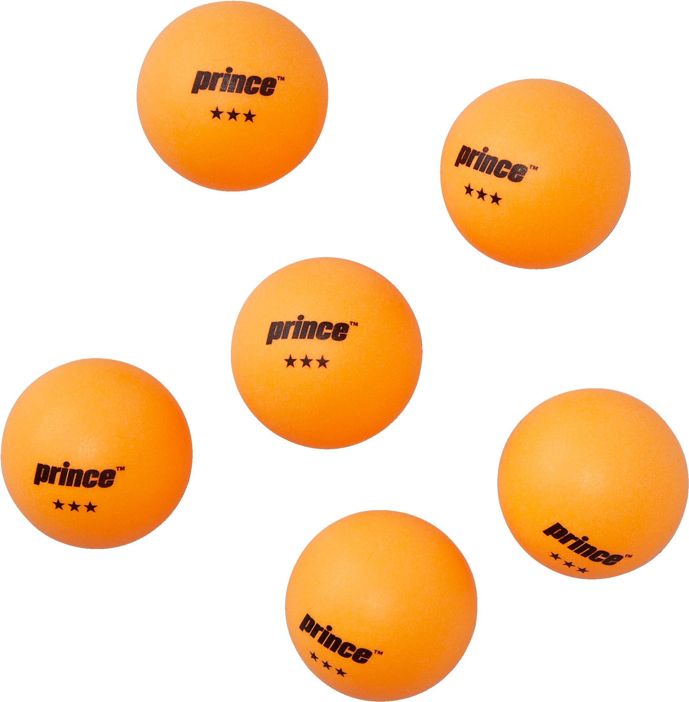 Prince 3 Star Table Tennis Balls - 6 Pack