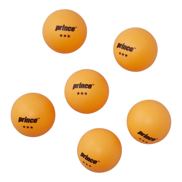 Prince 3 Star Table Tennis Balls - 6 Pack