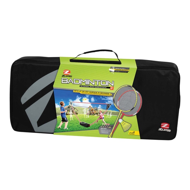 Escalade Sports Zume Games 4 Player Badminton Set Front_Angled_Left