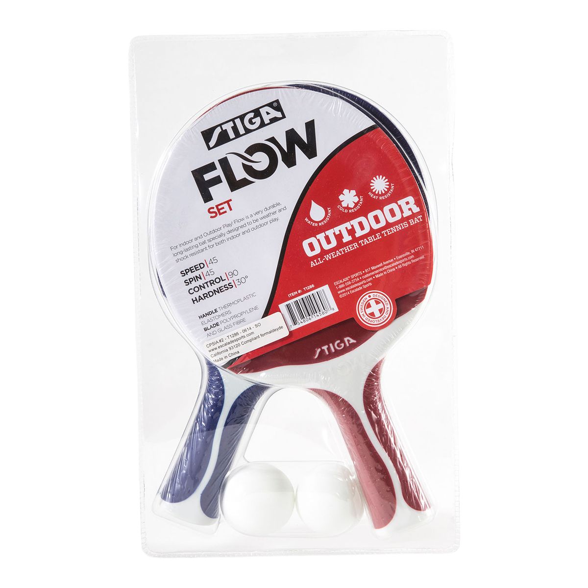 Stiga Flow 2-Player Table Tennis Set