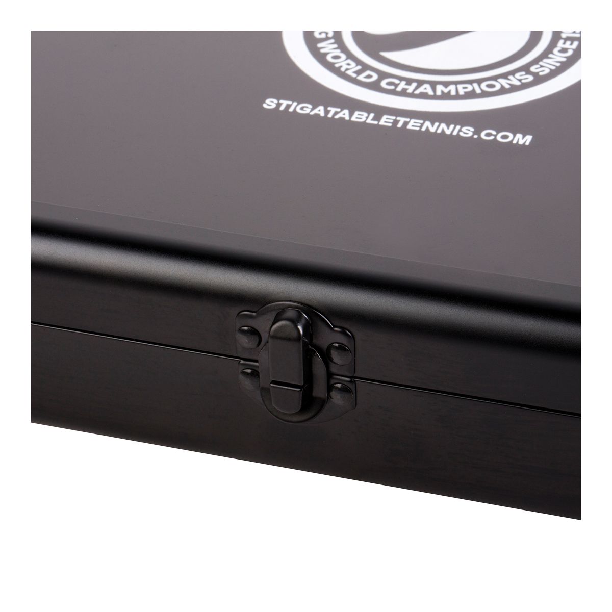 Escalade Stiga Aluminum Table Tennis Racket Case CloseUp