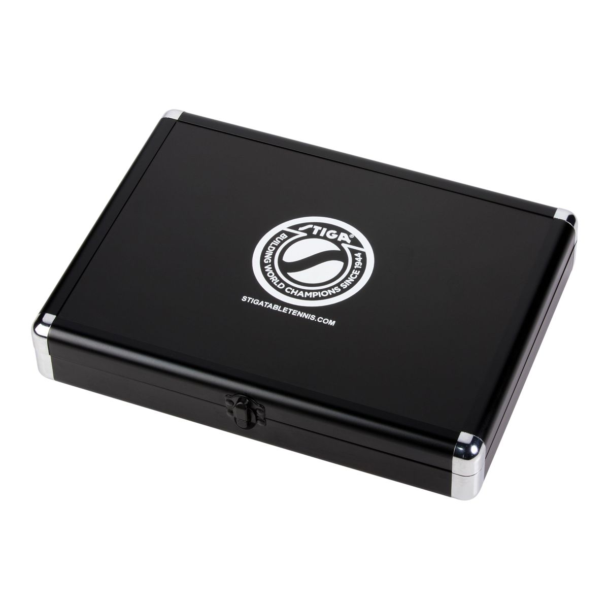 Escalade Stiga Aluminum Table Tennis Racket Case Front_Angled_Left