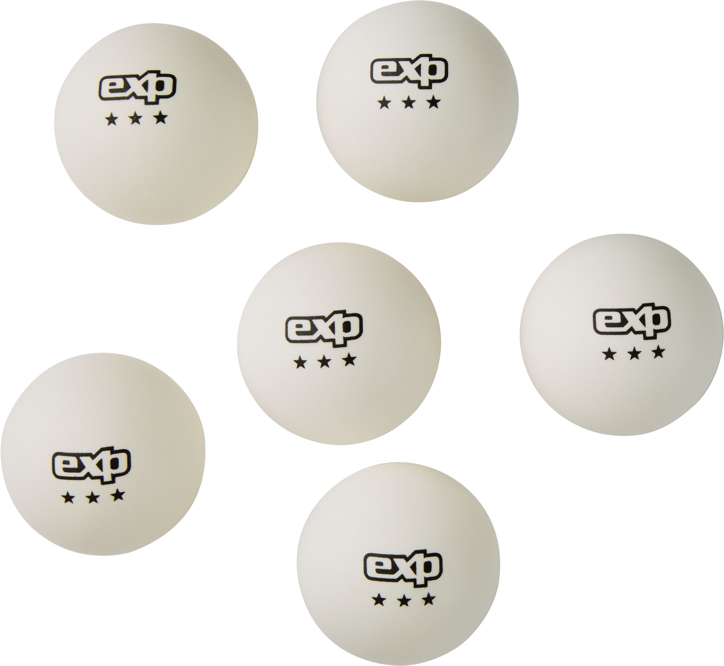 EXP 3 Star Table Tennis Balls 6-pk
