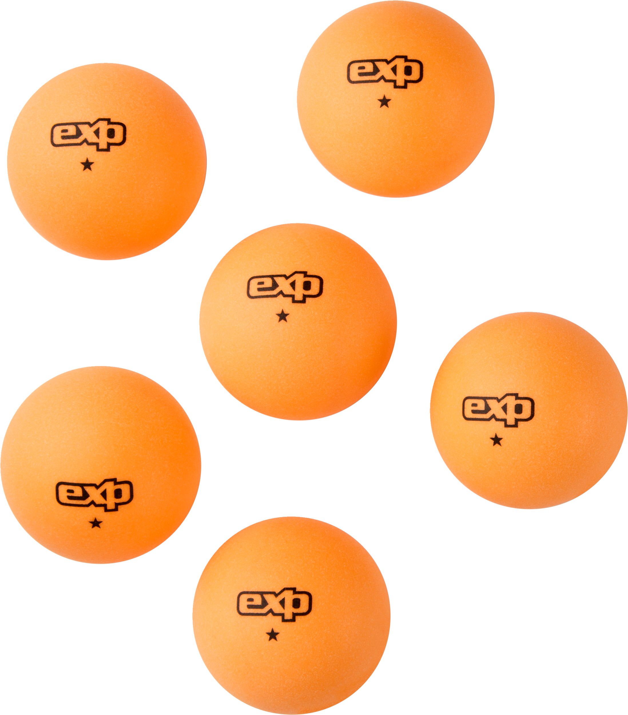 EXP 1 Star Table Tennis Balls 6-pk