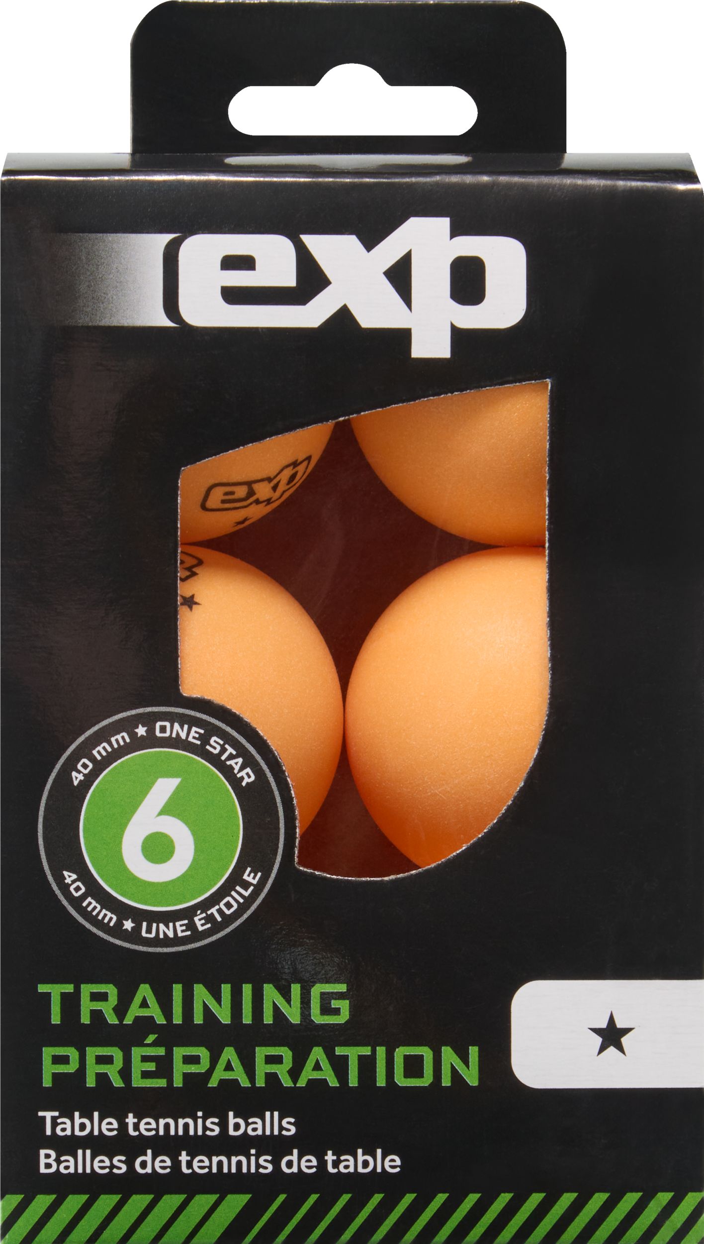 EXP 1 Star Table Tennis Balls 6-pk