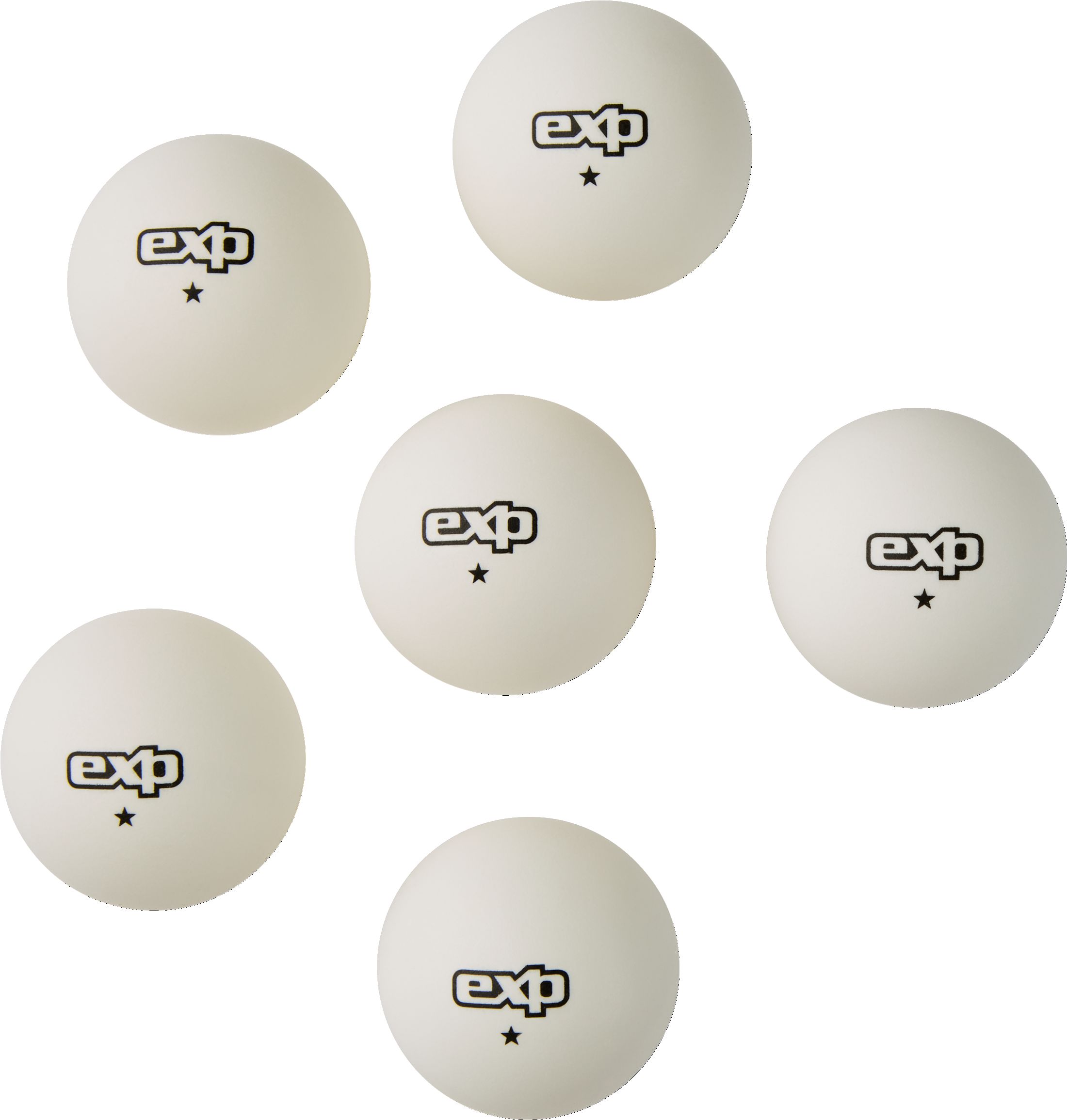 EXP 1 Star Table Tennis Balls 6-pk