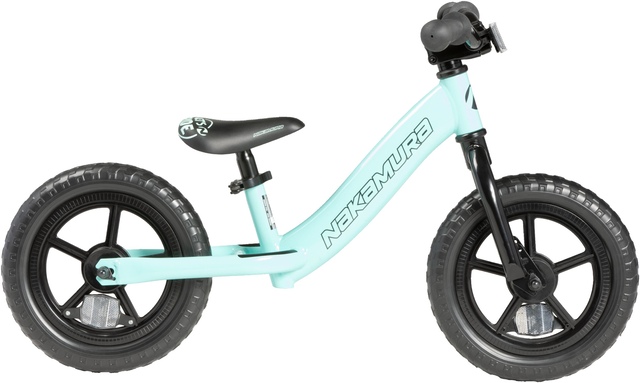 Nakamura Kids' 12" Balance Bike, Foam Wheels, Adjustable Height