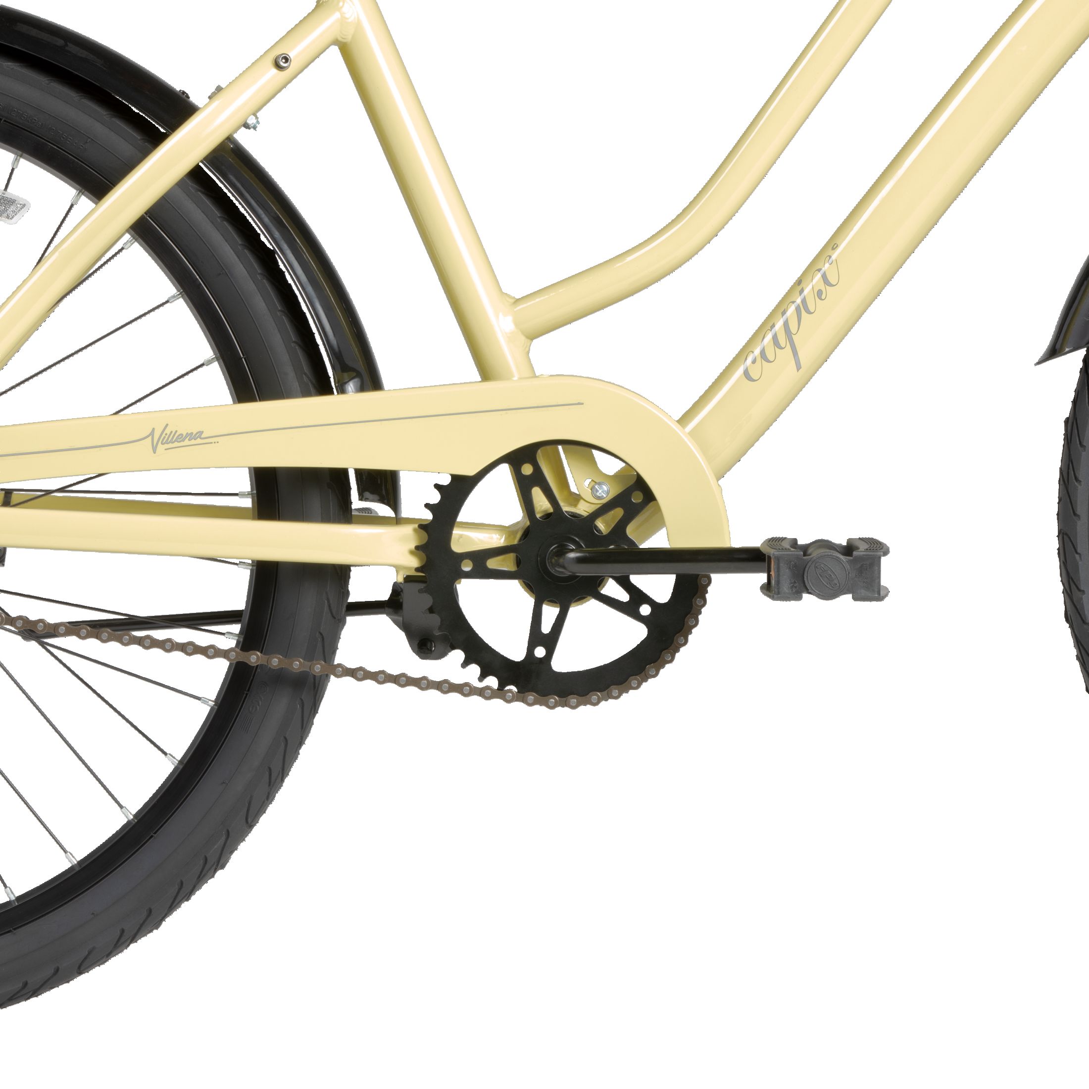 Capix Kids' Villena 24" Junior Cruiser Bike, Aluminum Frame, Pedal Brakes