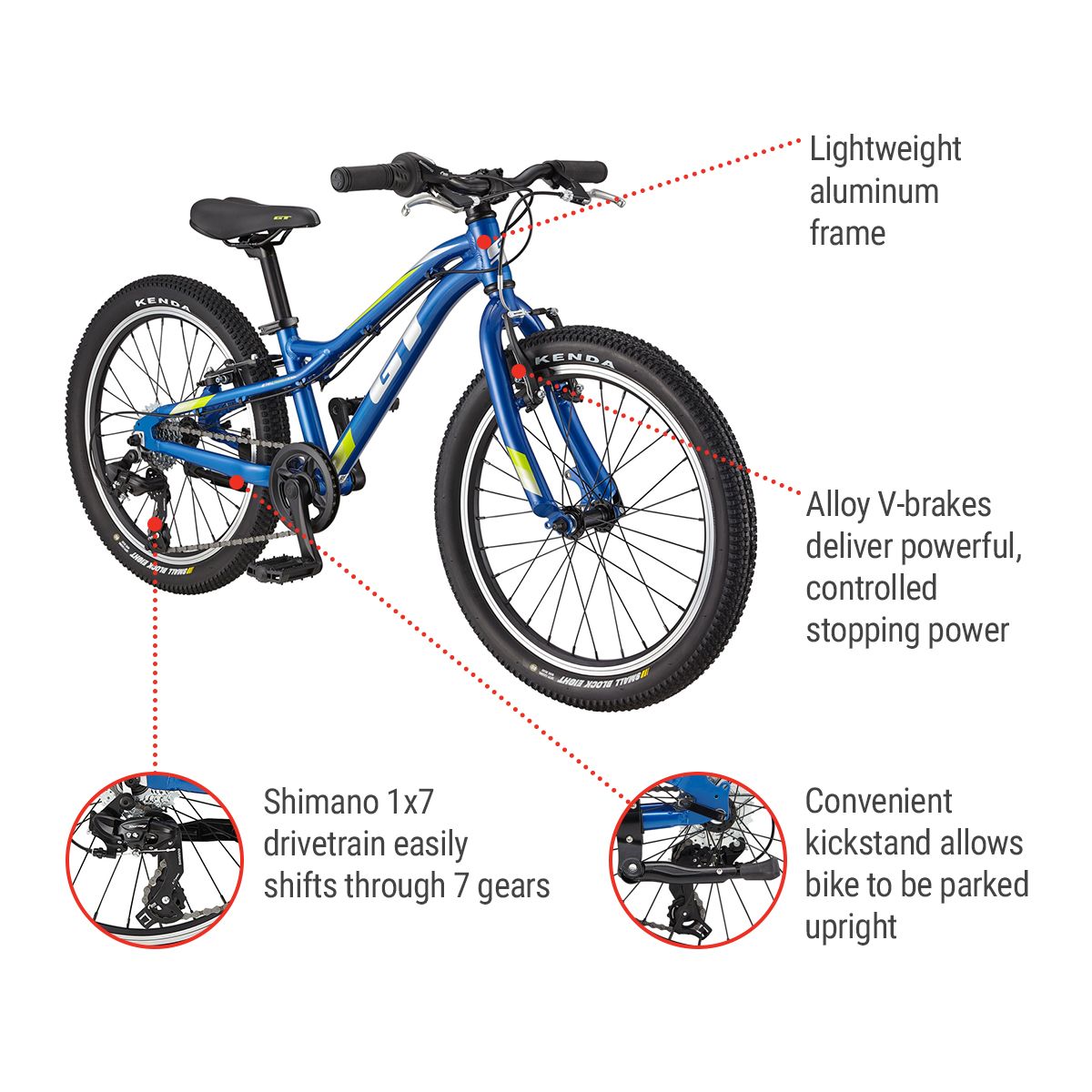 GT Kids' Stomper Prime 20" Mountain Bike
